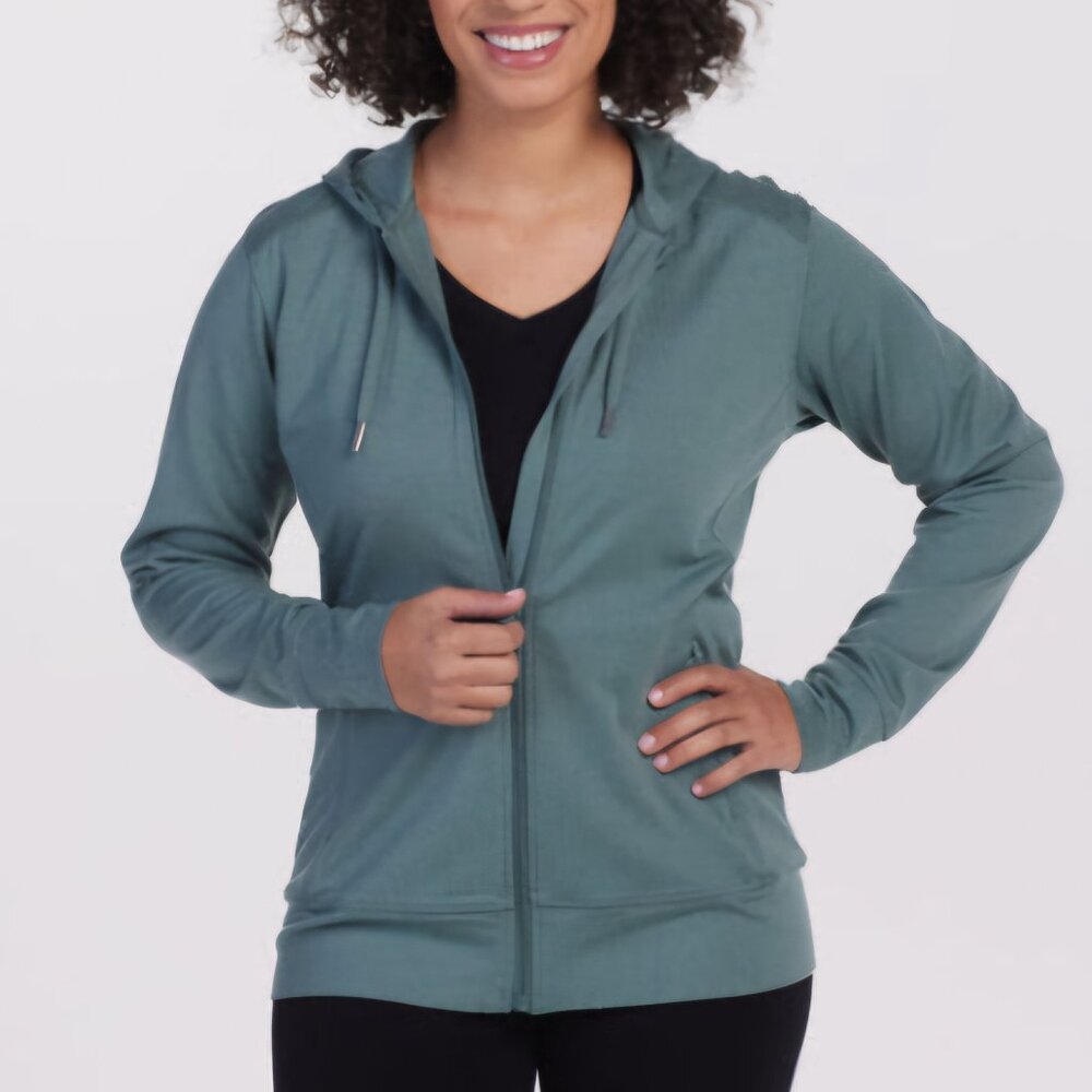 Woolx Ryann Zip Hoodie XS Hunter